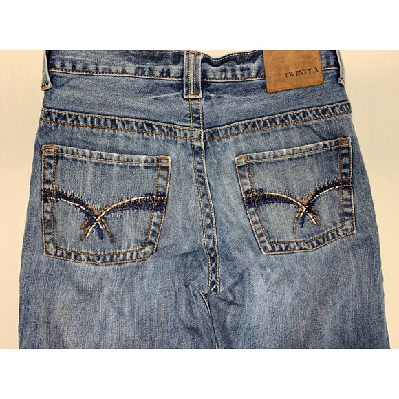 Wrangler Twenty XTreme Jeans Mens Size 29x32 Relaxed Fit Distressed Jeans 33LTDD - Picture 3 of 7